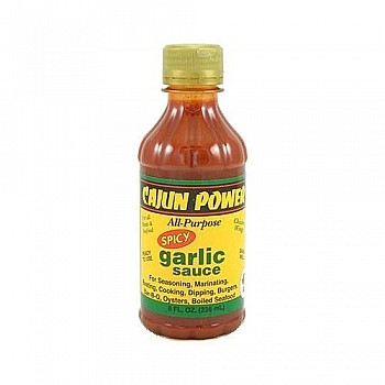 Cajun Power Spicy Garlic Sauce 8 oz